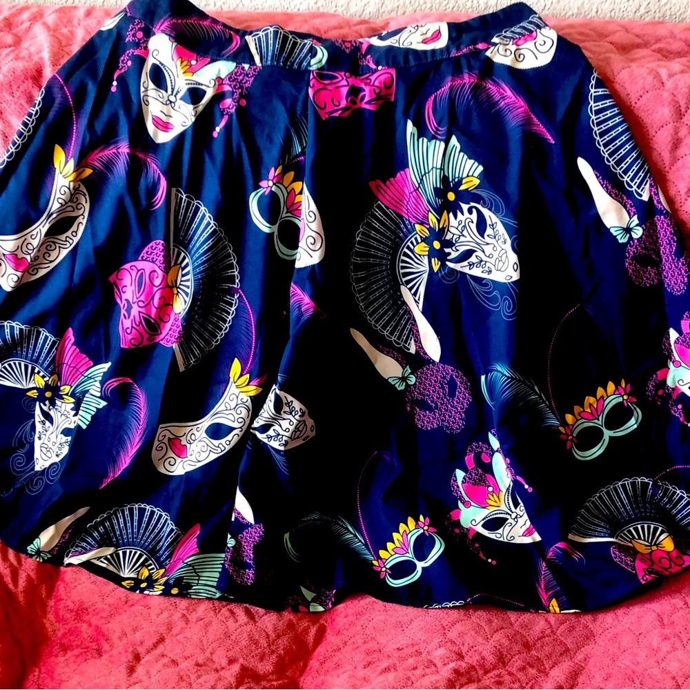Ladies Rockabilly Skirt, size Large.